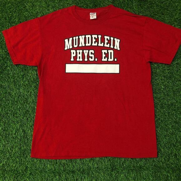 Men’s Red ‘Mundelein Physical Education Graphic Tee - Picture 1 of 3